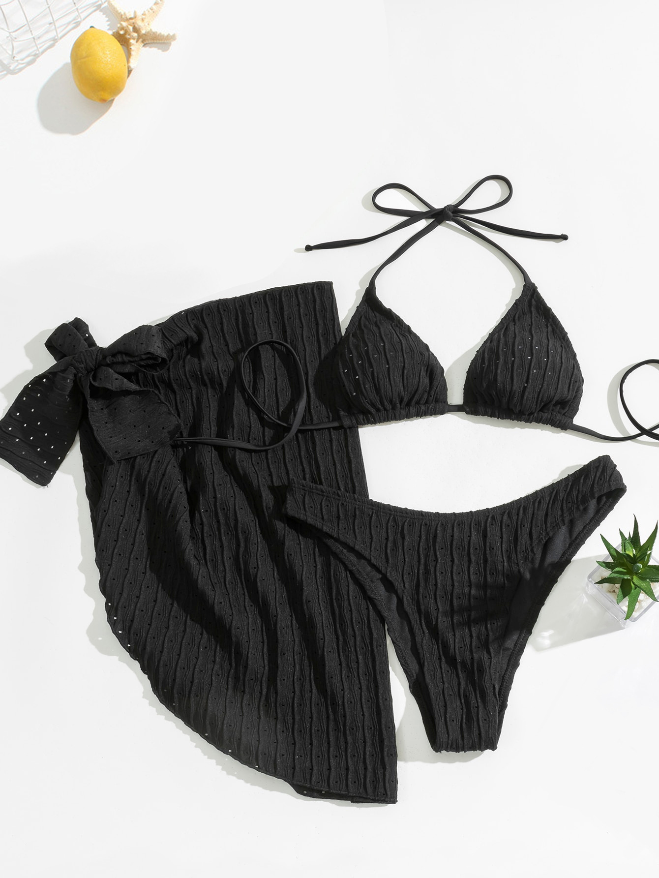 Mingyi nuevo traje de baño de las mujeres de tres piezas de Europa y América sexy bikini encaje sin espalda traje de baño de tela especial