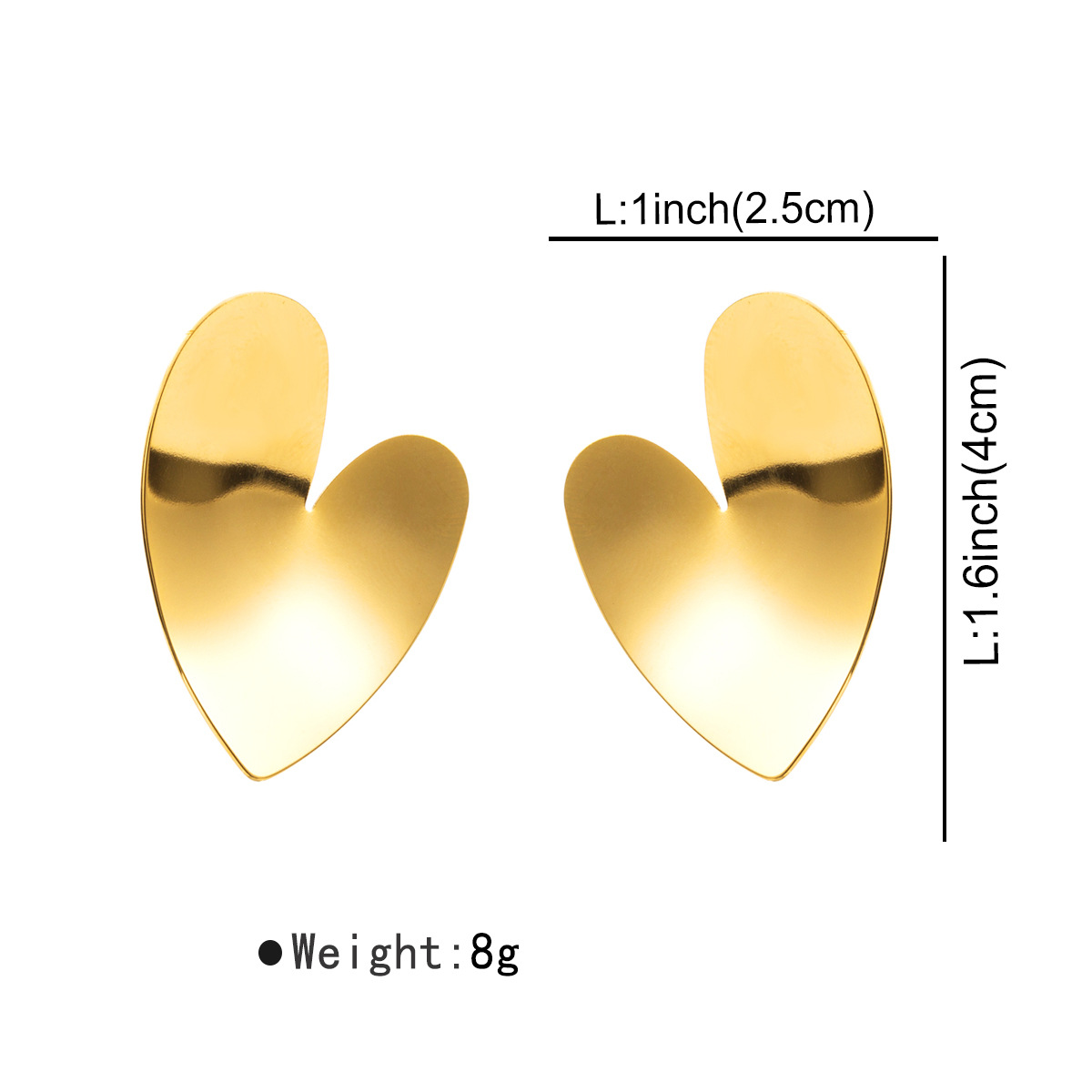 IG Style Heart Shape Stainless Steel Alloy Inlay Zircon Rings Earrings Necklace display picture 8