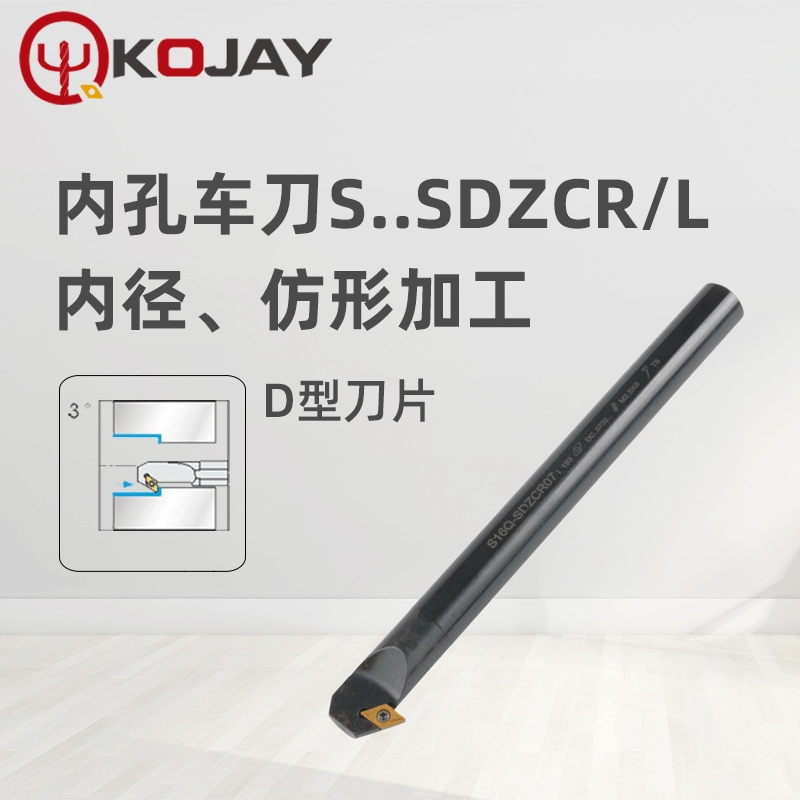 Оригинальный инструмент для резьбовых отверстий KOJAY, угол отклонения 3 градуса S32S-SDZCR11 резьбовой CNC резьбонарезной инструмент