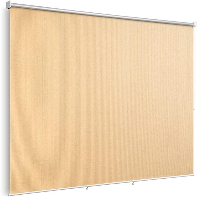 Amazon Hot Sale Courtyard Terrace Outdoor Rainproof Polyethylene Sunshade Roller Shutter Manual Sunscreen Sunshade Curtain