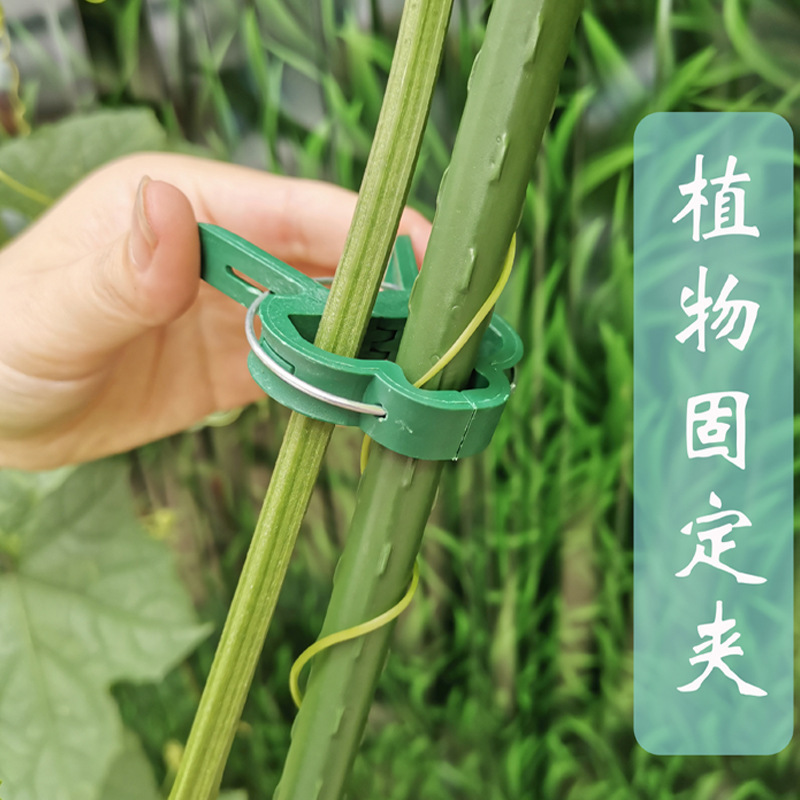 Plant Gardening Clips Flower Fixing Plant Garden Clips Set/Gardening Clips/Plastic Tomato Plant Clips