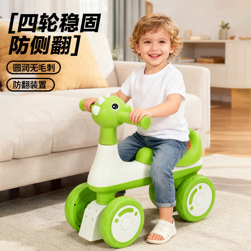 Coche de equilibrio para niños sin pedal para bebés que pueden sentarse en cuatro ruedas para niños de 1 - 3 años de edad torsión coche juguete coche