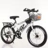 White bike shifter (brake handle) disc brake, set, basket