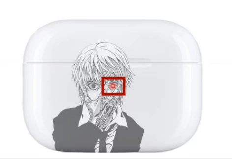 Защитный чехол (Apple) для AirPods — прозрачный чехол с карабином, совместим с AirPods 1/2/3 и Pro