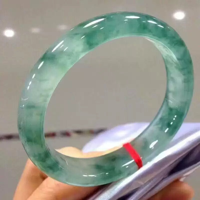 New Chinese-Style Bracelet with Floral Green Round Bar, Tinkle Bracelet, Glass Bracelet, Fresh and Versatile Fairy Bracelet, Same Style as on Xiaohongshu New Chinese-Style Bracelet with Floral Green Round Bar, Tinkle Bracelet, Glass Bracelet, Fresh and Versatile Fairy Bracelet, Same Style as on Xiaohongshu