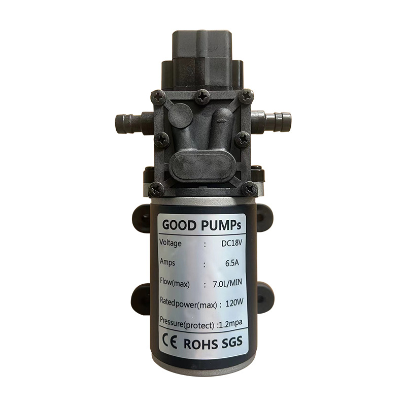 DC18V低电流高压力隔膜泵21V锂电池喷雾泵四分接口韩国西班牙降温