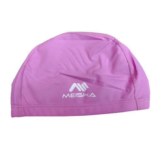 Manufacturer supplies adult waterproof breathable comfortable PU layer swimming cap unisex ear protection wholesale swimming cap