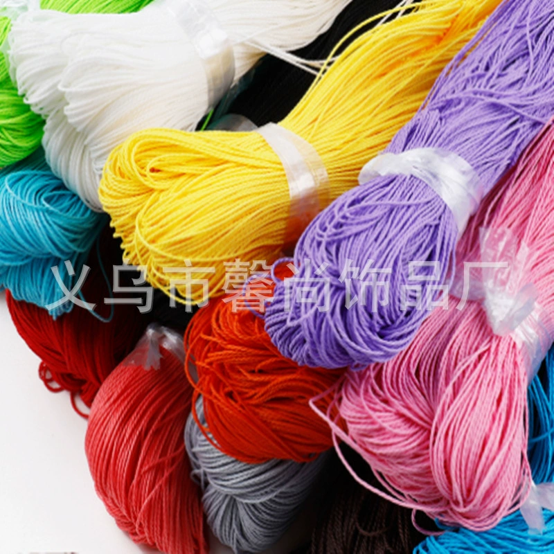 Оптовая 1,0 Тайваньская восковая линия DIY Ювелирная линия Ожерелье Веревка Цвет завершает материалы ручной работы длиной 450 метров