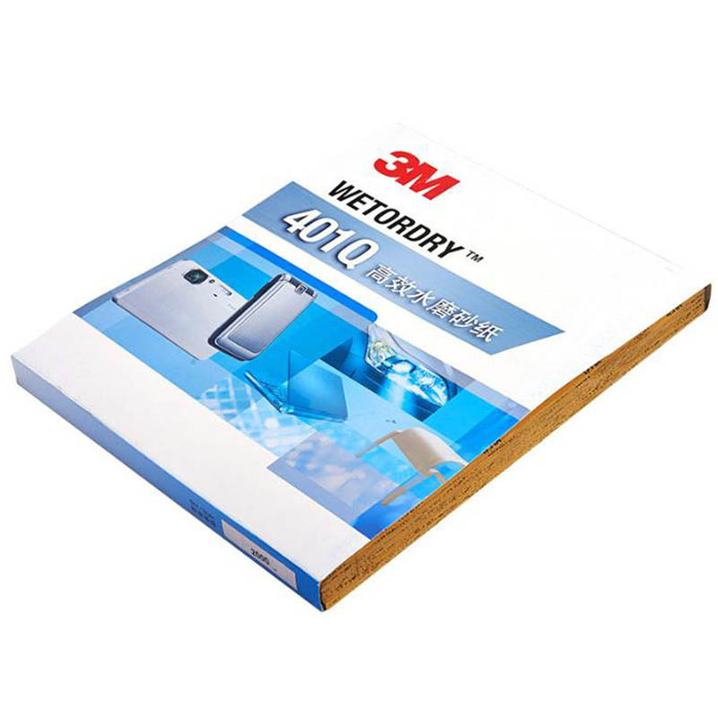3M401Q砂纸 2000目 汽车漆面划痕修补木器玻璃研磨精细抛光水沙纸
