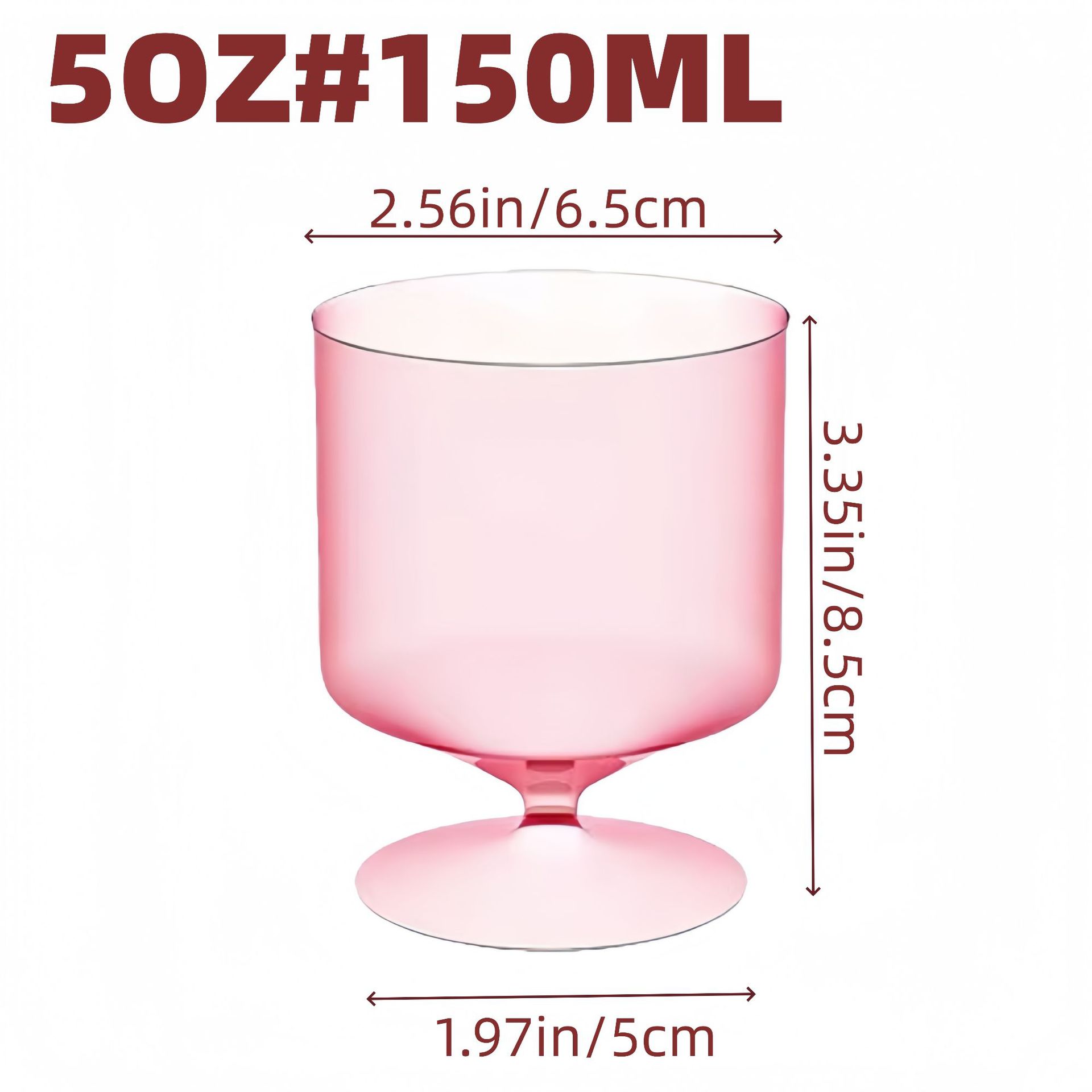 Vaso Desechable de Plástico para Mousse de Plástico PS Desechable para Postres y Repostería image 39