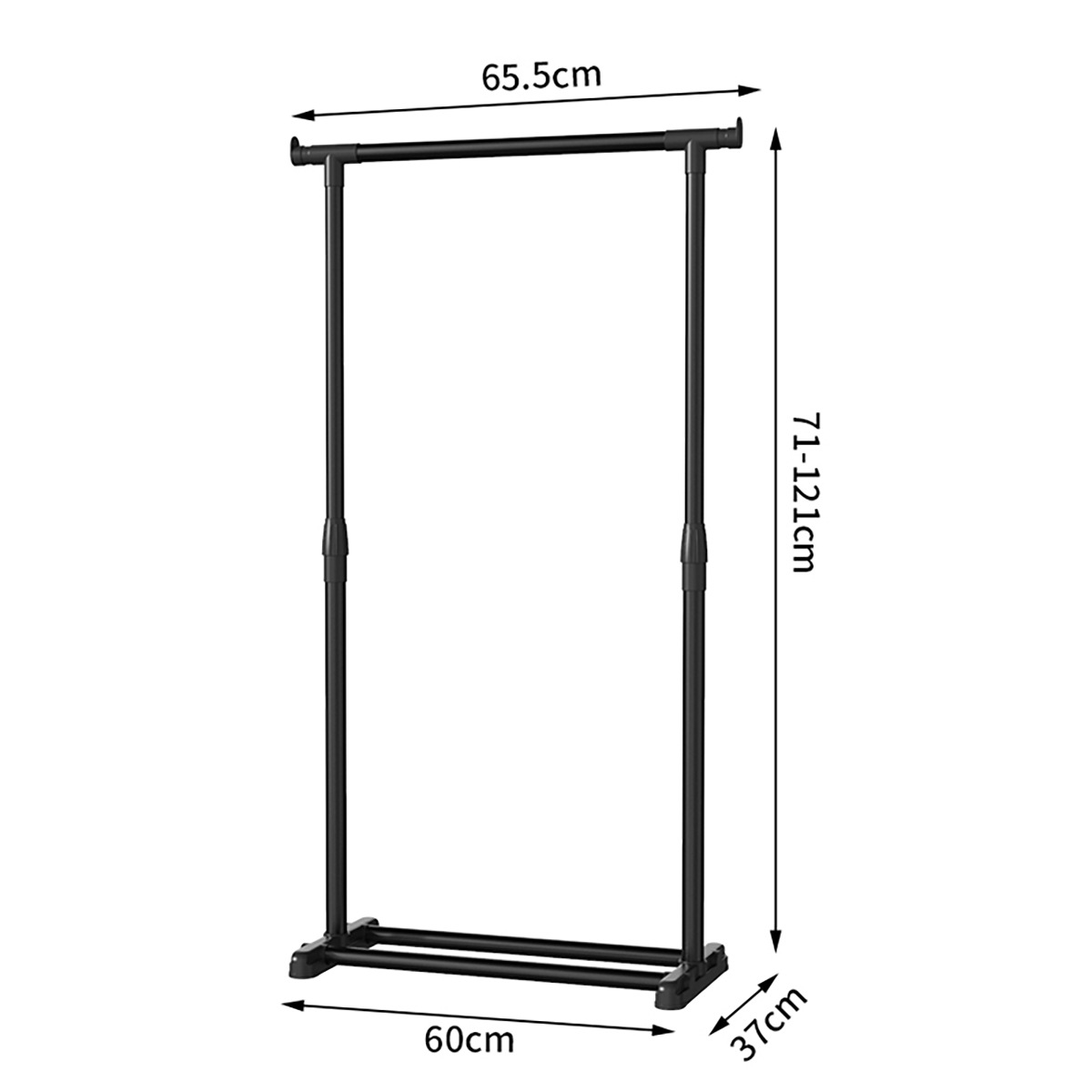 Percha de ropa transfronteriza piso de dormitorio de poste único y doble poste poste de ropa interior percha de ropa simple percha de ropa balcón percha de ropa doméstica