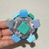 12-key transparent shell-grey blue green