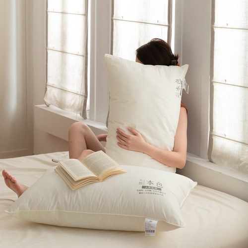 Pure cotton pillow wholesale manufacturer pure cotton pillow household single neck pillow core children's pillow adult pillow wholesale