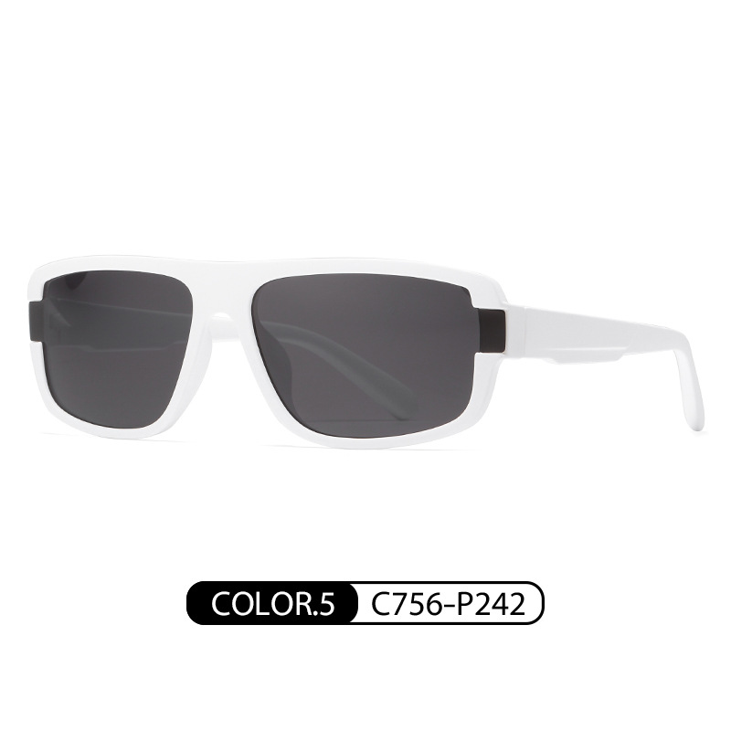Gafas de sol polarizadas de moda europea y americana gafas de sol de marca de moda coloridas de los hombres TR7536 conductor conducción gafas de sol antideslumbrantes