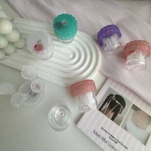 Simple and Clean Manual Contact Lens Cleaning Box Rotating Cleaner Contact Lens Box Roller Cleaning Lens Wholesale
