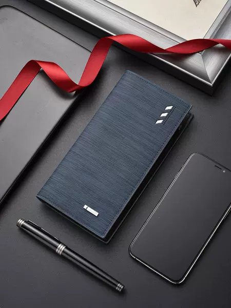 New Ultra-Thin Men's Wallet, High-Quality Business Clutch Bag, Multi-Card Slot Soft Leather Wallet, Fashionable Coin Purse Wholesale