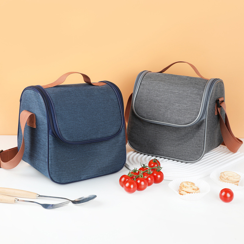 Nueva bolsa pequeña portátil para trabajadores de oficina con almuerzo, bolsa de almuerzo, bolsa de almuerzo, bolsa de almuerzo de aislamiento, bolsa de viaje de mensajero, bolsa de almuerzo