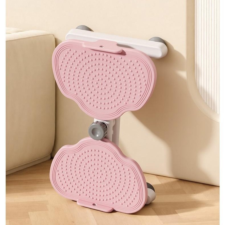 Cross-border household silent waist-twisting machine, rotating waist trainer with elastic pull rope, abdominal slimming and fitness equipment