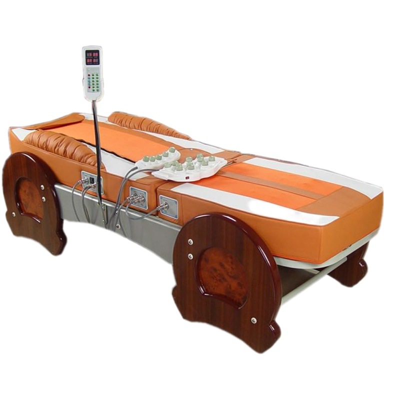 Cama de masaje multifuncional con calefacción para el hogar, con varios enchufes para exportación, incluyendo estándares europeos y americanos. image 1