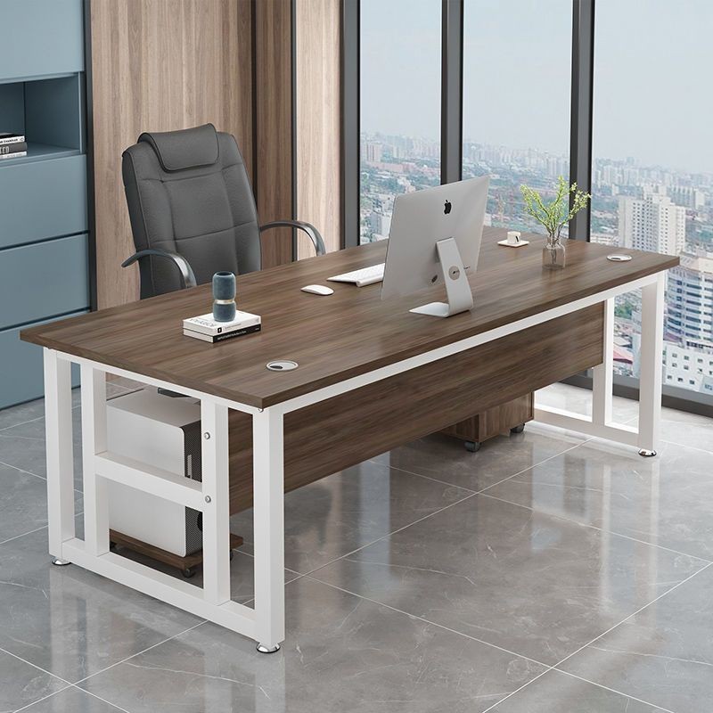 Office Desk Single Computer Desk Office Commercial Manager Desk Simple Computer Desk Thickened Reinforced Boss Desk