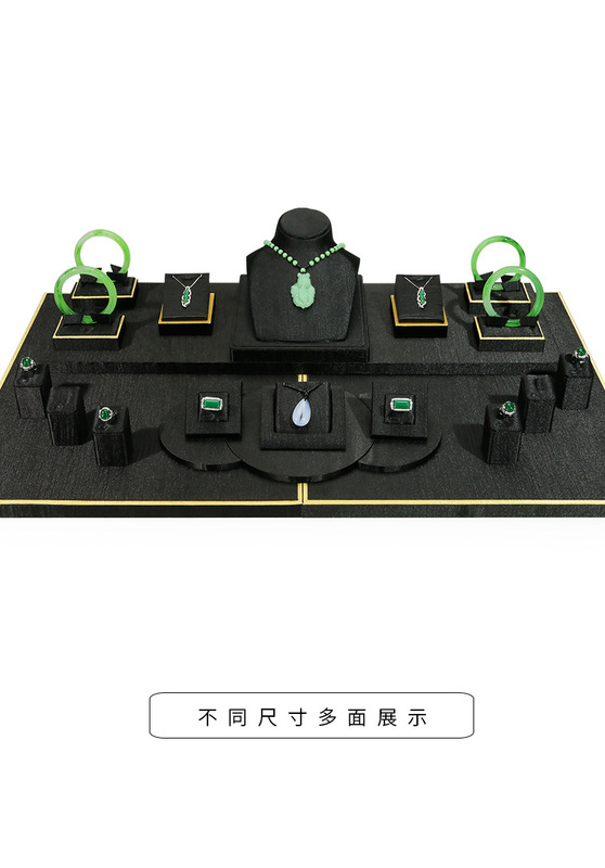 A004-(01-104)黑色泰絲平櫃展示道具-(旭躍)詳情