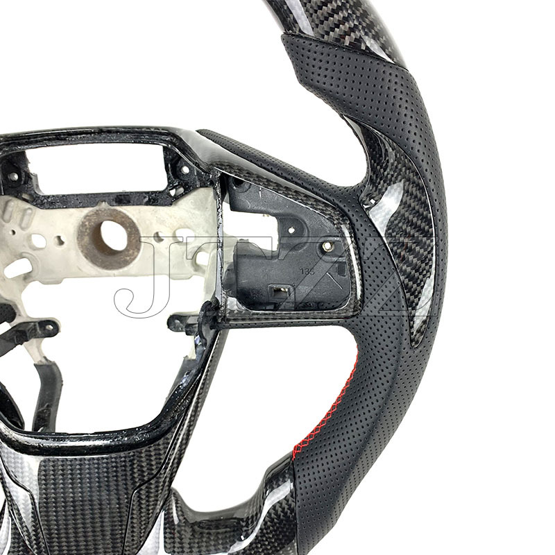 Suitable for Honda tenth generation Civic LED carbon fiber modification forged carbon fiber steering wheel modification