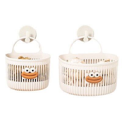 多功能小挂篮卫生间浴室废弃洗脸巾收纳筐厨房宿舍床边壁挂式新款