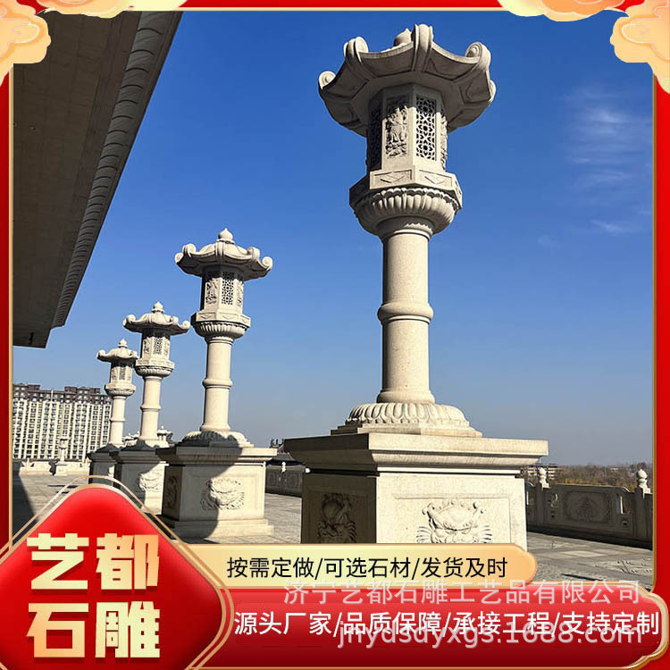定制石塔厂家 园林景区寺庙青石仿古佛塔 浮雕舍利塔 量大优惠