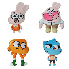 跨境新World of Gumball阿甘的奇妙世界动漫周边公仔阿甘毛绒玩具