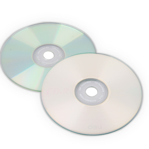 Deli 3725-CD-R plastic box 700MB CD burning disc 50 pieces/tube disc wholesale