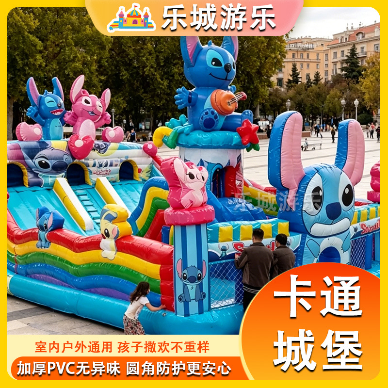 Gran castillo infláble para niños al aire libre barreras de paso deslizante de atracción para padres e hijos escalada de roca fábrica de equipos de cama de salto