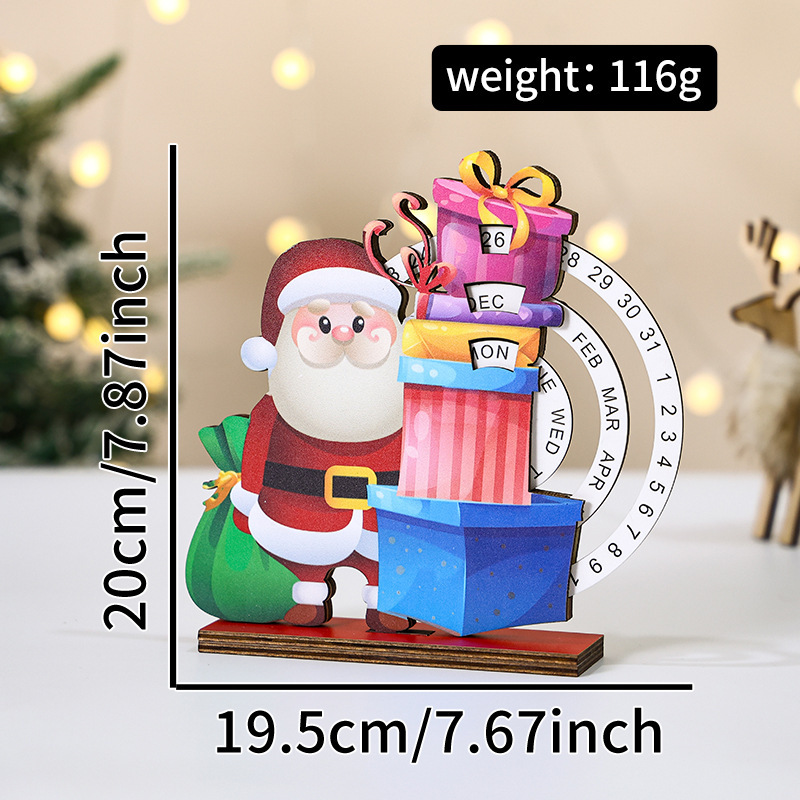 クロスボーダー新しいクリスマスカウントダウンカレンダークリスマスデジタルカレンダー装飾品ホームクラフト装飾品|undefined