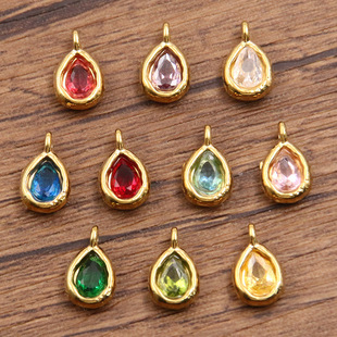 1��10ɫ7X12mm���P䓲���ˮ��ˮ���ε��� ʮ������ʯ DIY�Ʒ���