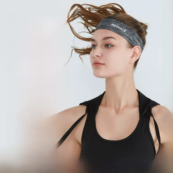 New Running Sports Headband Men's and Women's Sweat-absorbent Outdoor Riding Fitness Yoga Hair Band Breathable Sweat-wicking XTJ31