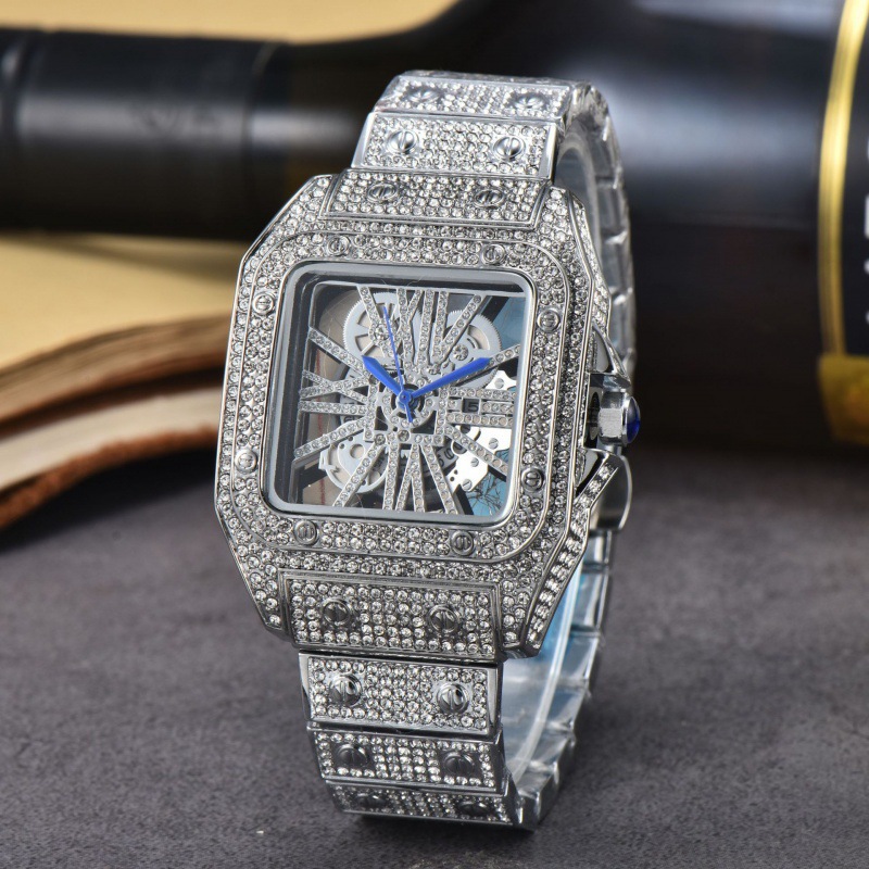 2023 new women's watch diamond fashion steel band watch women's watch quartz watch manufacturers wholesale