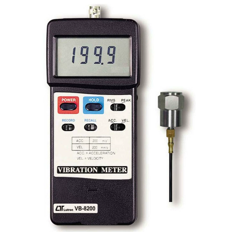 Тайвань Luchang VB-8200 цифровой виброметр виброметр прибор для измерения вибрации двигатель прибор для измерения вибрации