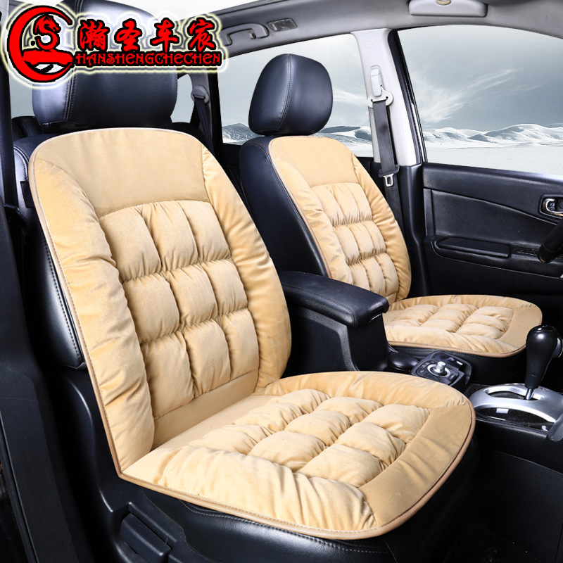 汽车坐垫新款 冬季毛绒单张货车客车通用免绑车座椅垫子 厂供批发