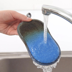 8字纖維洗碗擦 雙面吸水魔力擦廚房清潔刷鍋洗碗神器家用日用百貨