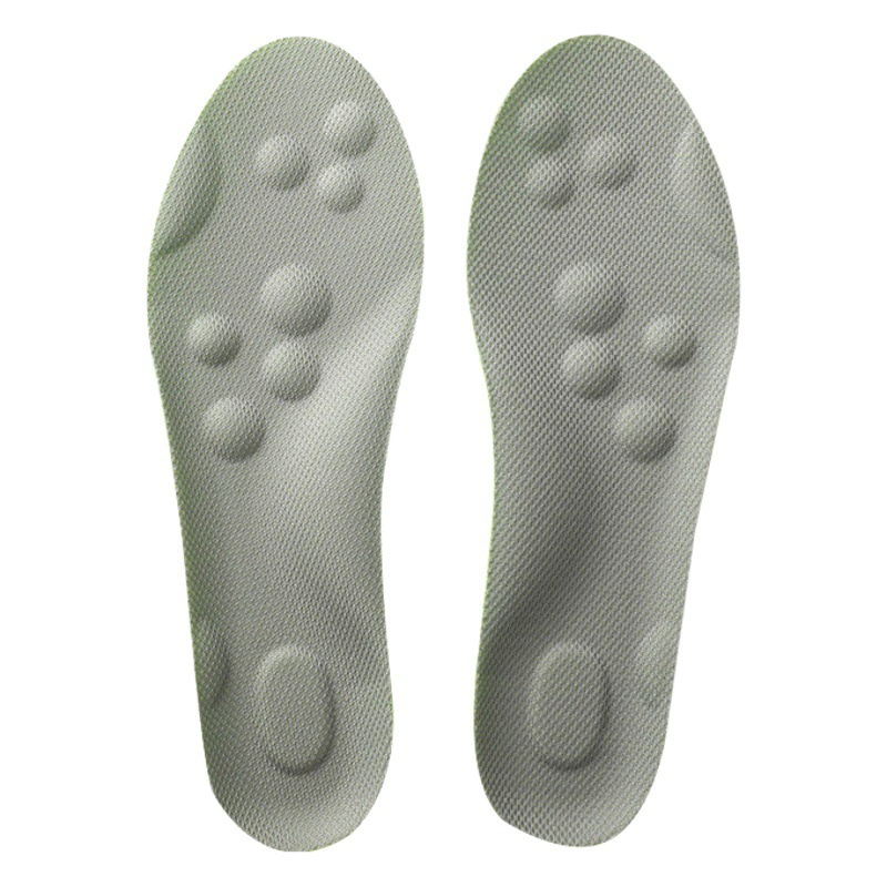 4D спортивные стельки мальчики дамы PU арки стопы полный антибактериальный антибактериальный запах пота