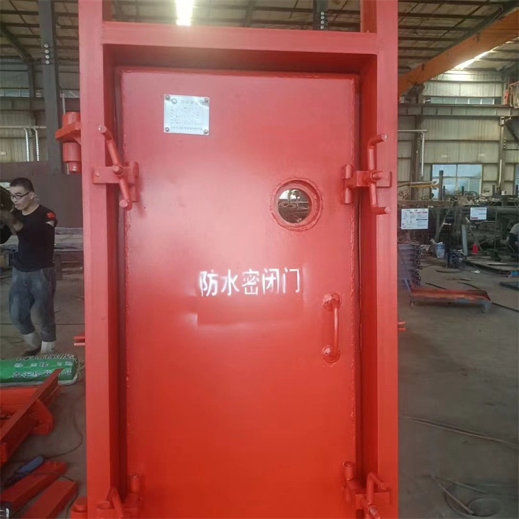 Instalación conveniente de la puerta de seguridad de emergencia de la mina de carbón, protección de la cámara de refugio, apertura flexible de la puerta cerrada