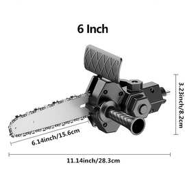 手电钻变电链锯 改电锯转换头 家用手持迷你伐木锯 园林锯 电动锯
