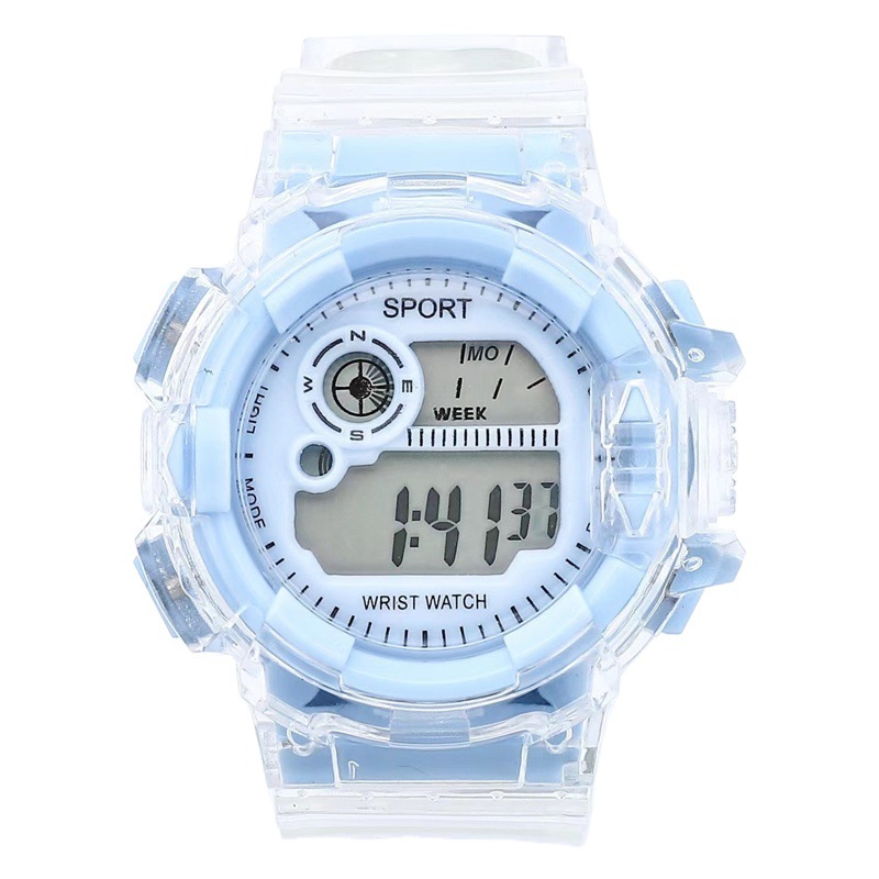 Student Party High School Glacier White Girl Watch Unicorn ins High Color Sports Electronic Watch