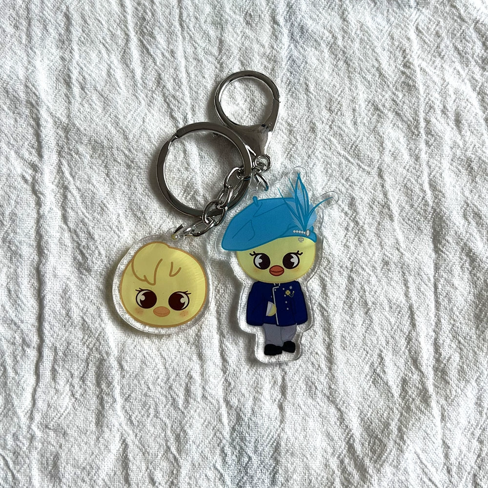 Cartoon acrylic keychain