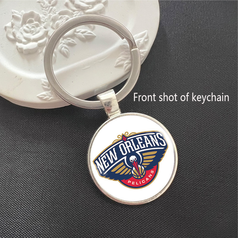 NBAチームのエンブレムのキーホルダーの時間宝石合金のペンダントのカバンの自動車の鍵のペンダントのバスケットボールのファンのプレゼント|undefined