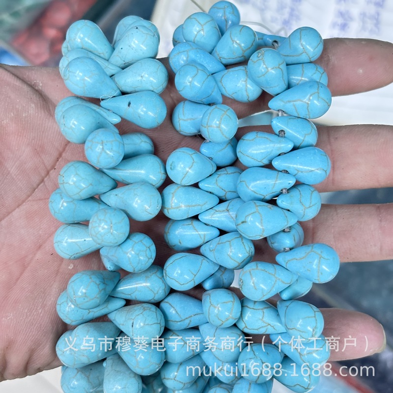 高品质合成蓝松南瓜珠圆珠散珠DIY手链项链饰品配件半成品批发|undefined