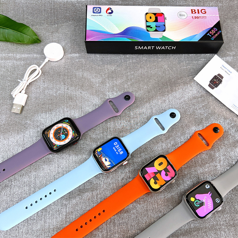 2025 Cross-Border New T500 Ultimate Smart Watch Multi-Functional Health Monitoring Sports Watch Wholesale