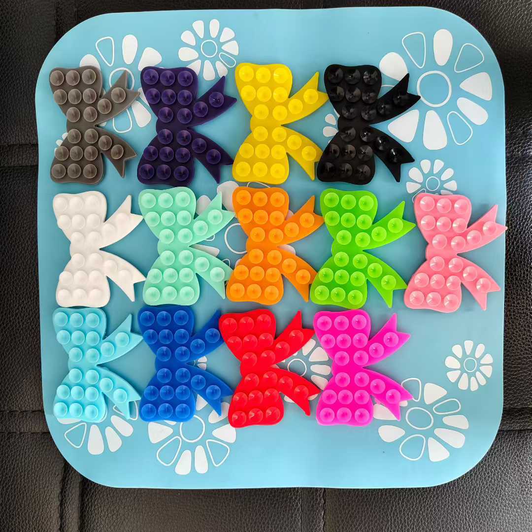 单面吸盘爱心方形圆形等单面吸盘手机吸盘硅胶手机吸盘单面胶吸盘