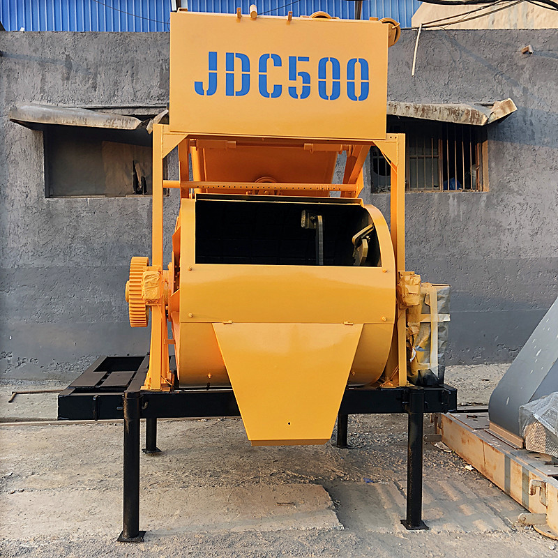 现货水泥制管强制水泥砂浆搅拌机 单轴桨叶式JDC500混凝土搅拌机