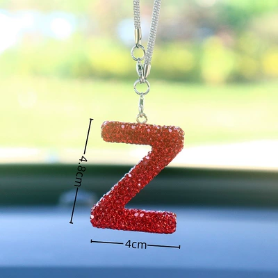 Car hanging – Women - z-letter-car-pendant-big-red