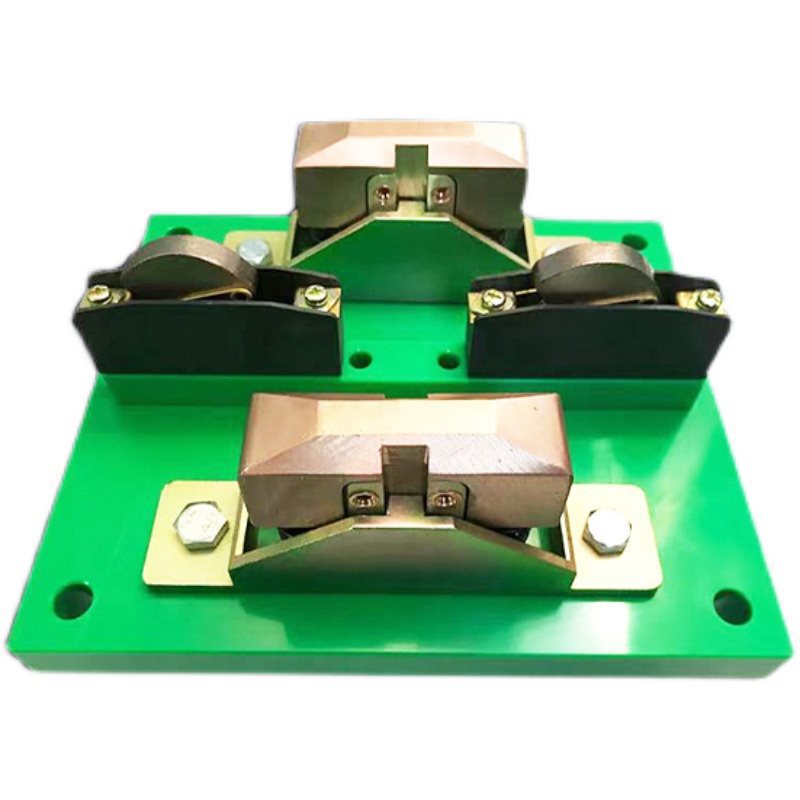 AGV刷板刷块50A充电系统100A电池充电20四极刷板150A带通讯充电刷